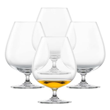 SCHOTT ZWIESEL Cognacglas Bar Special (4er-Set), edle Gläser für Cognac, spülmaschinenfestes Tritan-Kristallglas, Made in Germany (Art.-Nr. 123633), Klar, Kristall im Sale